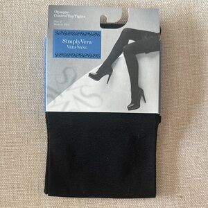 Simply Vera Vera Wang Classic Black Tights